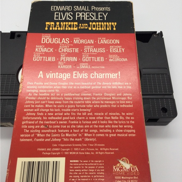Vintage VHS Elivis Presley,Frankie and Johnny. - Picture 7 of 7